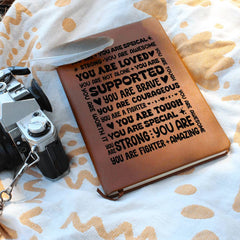 You Are a Fighter – Leather Journal